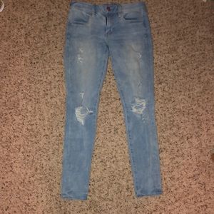 American eagle super stretch jeans size 6